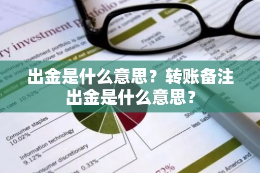 出金是什么意思？转账备注出金是什么意思？