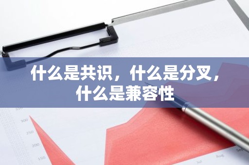 什么是共识，什么是分叉，什么是兼容性