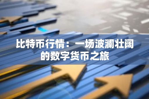 比特币行情：一场波澜壮阔的数字货币之旅
