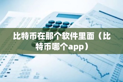 比特币在那个软件里面（比特币哪个app）