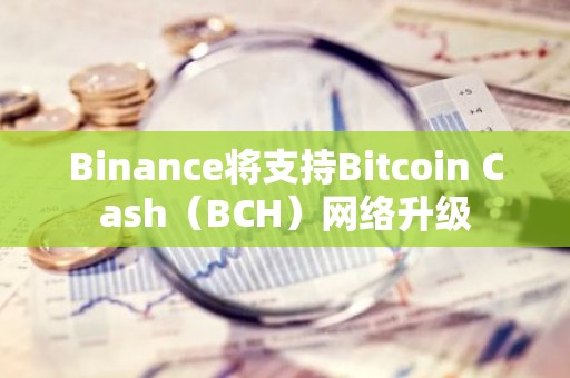 Binance将支持Bitcoin Cash（BCH）网络升级