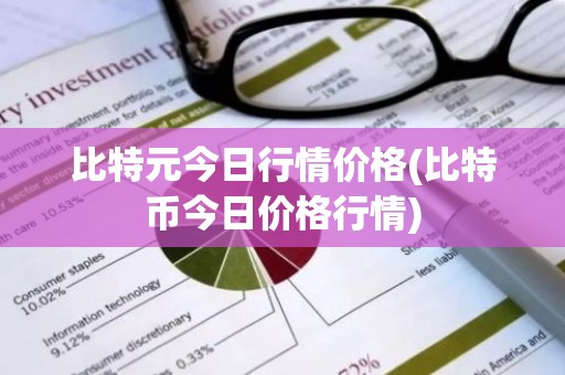 比特元今日行情价格(比特币今日价格行情)