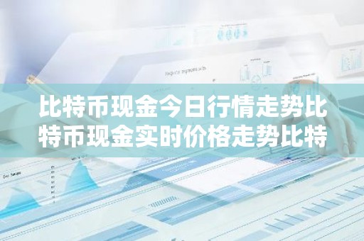 比特币现金今日行情走势比特币现金实时价格走势比特币现金最新价格