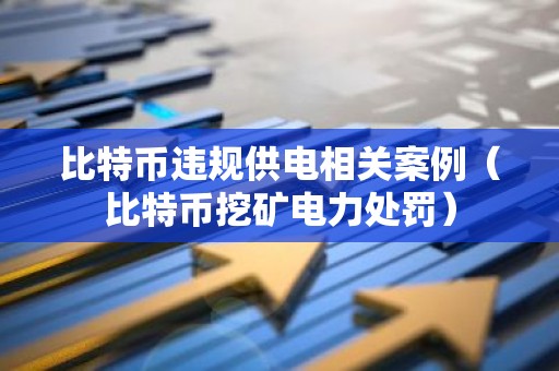 比特币违规供电相关案例（比特币挖矿电力处罚）