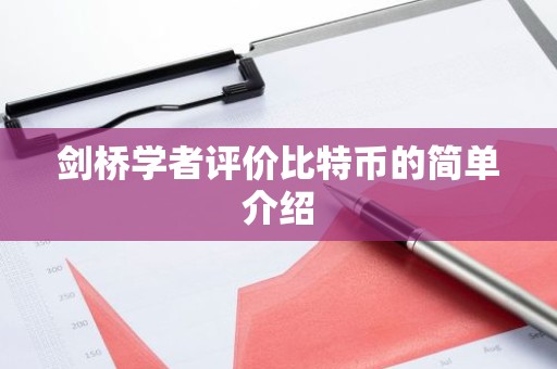 剑桥学者评价比特币的简单介绍