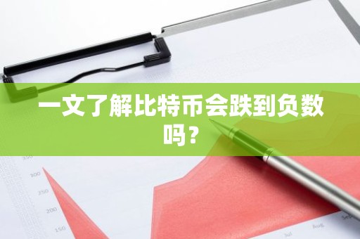 一文了解比特币会跌到负数吗？