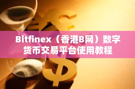 Bitfinex（香港B网）数字货币交易平台使用教程
