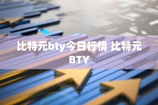 比特元bty今日行情 比特元BTY