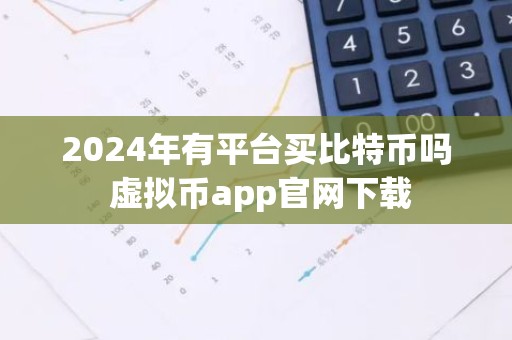 2024年有平台买比特币吗 虚拟币app官网下载