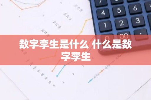 数字孪生是什么 什么是数字孪生