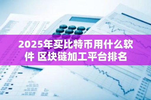 2025年买比特币用什么软件 区块链加工平台排名