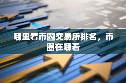 哪里看币圈交易所排名，币圈在哪看