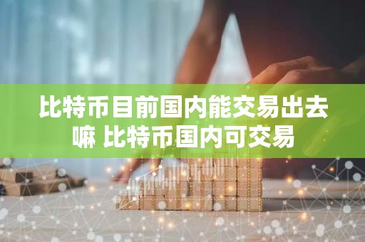 比特币目前国内能交易出去嘛 比特币国内可交易