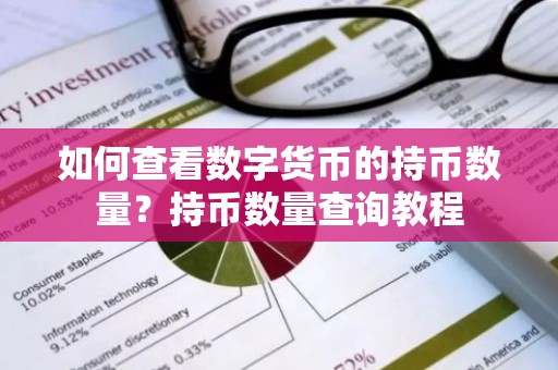 如何查看数字货币的持币数量？持币数量查询教程