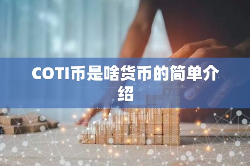 COTI币是啥货币的简单介绍