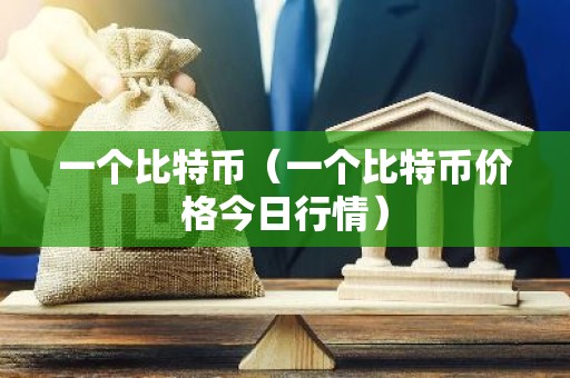 一个比特币（一个比特币价格今日行情）