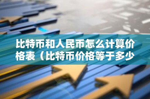 比特币和人民币怎么计算价格表（比特币价格等于多少人民币）