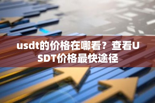 usdt的价格在哪看？查看USDT价格最快途径
