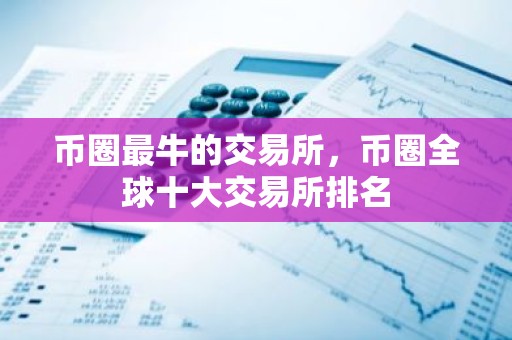 币圈最牛的交易所，币圈全球十大交易所排名