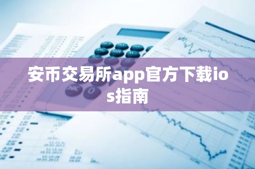 安币交易所app官方下载ios指南