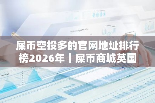 屎币空投多的官网地址排行榜2026年｜屎币商城英国最好用用户量排名