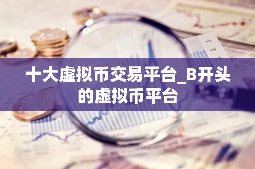 十大虚拟币交易平台_B开头的虚拟币平台