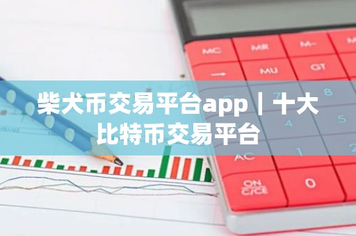 柴犬币交易平台app｜十大比特币交易平台