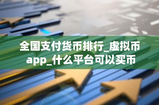 全国支付货币排行_虚拟币 app_什么平台可以买币