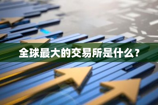 全球最大的交易所是什么？