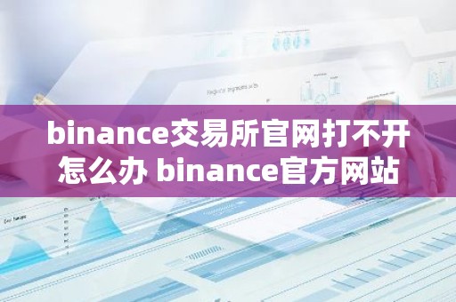 binance交易所官网打不开怎么办 binance官方网站访问指南