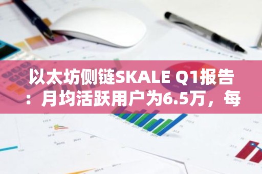 以太坊侧链SKALE Q1报告：月均活跃用户为6.5万，每月节省逾1亿美元Gas费用