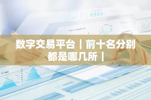 数字交易平台｜前十名分别都是哪几所｜