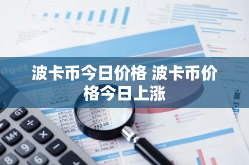 波卡币今日价格 波卡币价格今日上涨