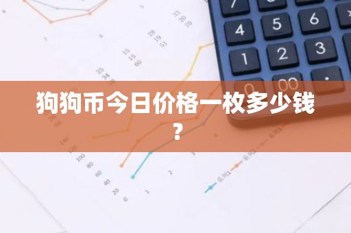 狗狗币今日价格一枚多少钱？
