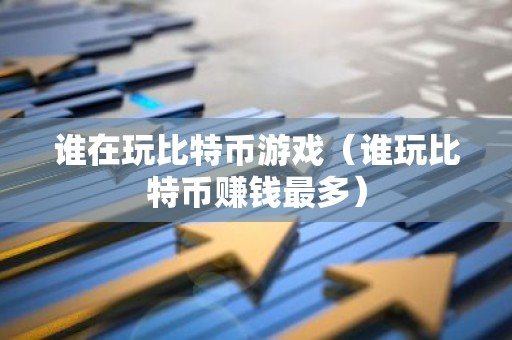 谁在玩比特币游戏（谁玩比特币赚钱最多）