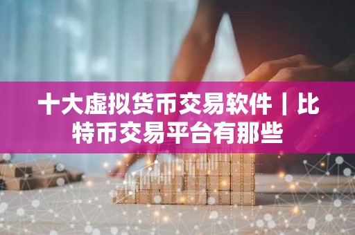 十大虚拟货币交易软件｜比特币交易平台有那些