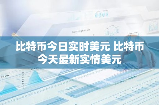 比特币今日实时美元 比特币今天最新实情美元