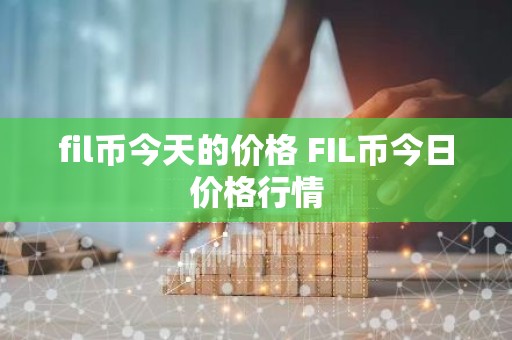 fil币今天的价格 FIL币今日价格行情