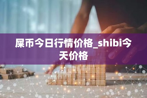 屎币今日行情价格_shibi今天价格
