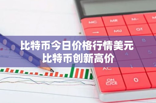 比特币今日价格行情美元 比特币创新高价