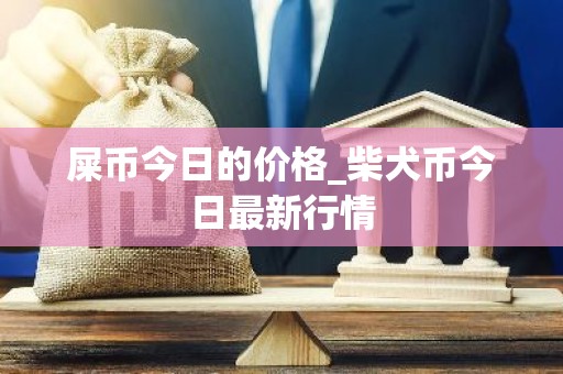 屎币今日的价格_柴犬币今日最新行情
