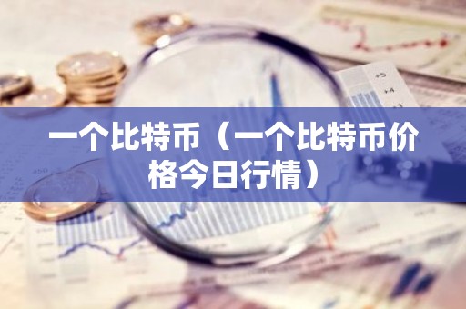 一个比特币（一个比特币价格今日行情）