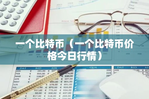 一个比特币（一个比特币价格今日行情）